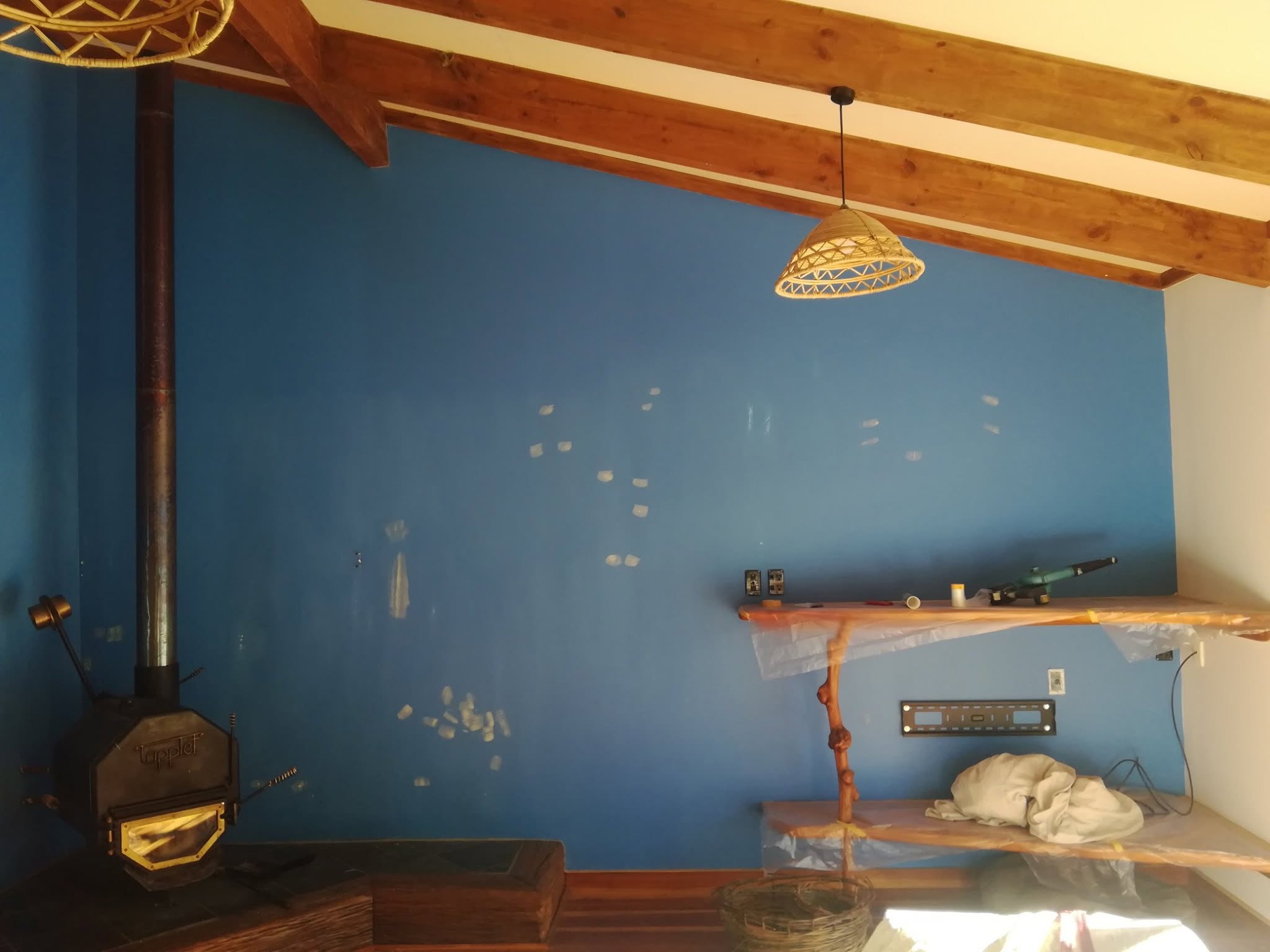 Interior wall before painting